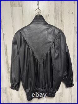 Vintage 80s Leather Jacket Size L