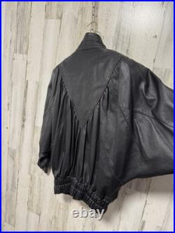 Vintage 80s Leather Jacket Size L