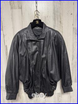 Vintage 80s Leather Jacket Size L