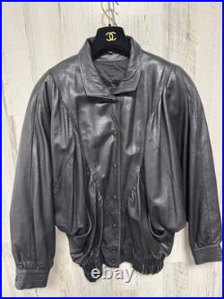 Vintage 80s Leather Jacket Size L