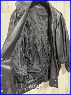 Vintage 80s Leather Jacket Size L