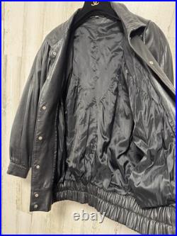 Vintage 80s Leather Jacket Size L
