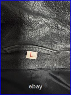 Vintage 80s Leather Jacket Size L