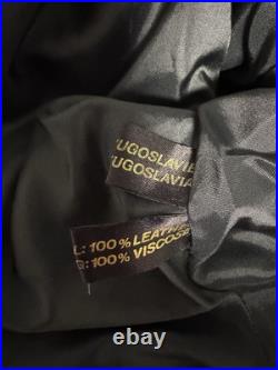 Vintage 80s Leather Jacket Size L