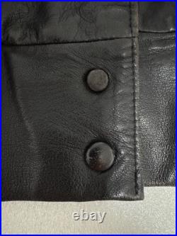 Vintage 80s Leather Jacket Size L