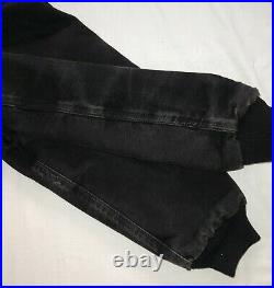 Vintage Carhartt Jacket Coat Black 2XL Aztec Western USA Made JQ0505 Work Chore