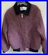 Vintage-Carhartt-Jacket-Rare-Color-brown-plum-color-Coat-Quilt-Lined-Western-L-01-yivl