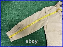 Vintage Carhartt Western Ranch Jacket Size M Blanket Lined Coat C52 WET