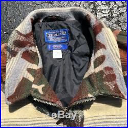 Vintage DEADSTOCK Pendleton Wool South Western Tribal Jacket XL Aztec Buffalo US