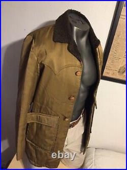 Vintage GOLDEN FLEECE 50s 60s winter jacket/coat Barn Chore Work Men Medium Fit