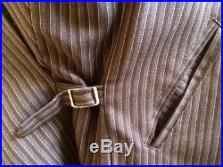 Vintage H Bar C Ranchwear Jacket 1940-50s Western Rockabilly Gabardine Wool Coat