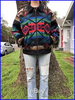 Vintage High Grade Western Wear Native Made In USA Pendleton Jacket Size Large