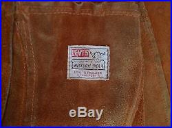 Vintage Levi Strauss & Co. Western Wear Suede Leather Trucker Jacket