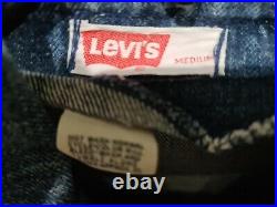 Vintage Levi's Orange Tab Chore Coat Safari Jacket Unisex Medium Jean Denim M