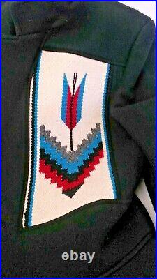 Vintage Men's CHIMAYO Wool Blanket Pioneer Wear Native American Jacket