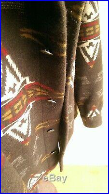 Vintage Mens PENDLETON High Grade Western Native Blanket Jacket Large / Nice