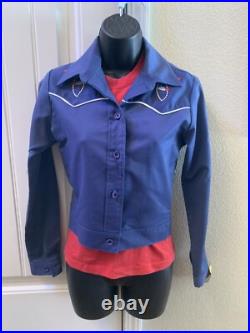 Vintage NOS 70's Millie Embroidered Western Jacket-Size 7/8 Native American