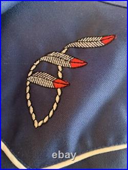 Vintage NOS 70's Millie Embroidered Western Jacket-Size 7/8 Native American