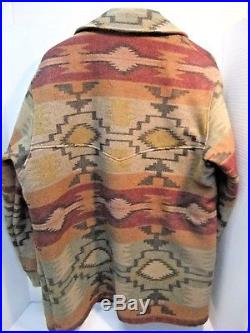 Vintage PENDLETON Aztec Western Southwestern Navaho Wool Jacket MED. THINSULATE