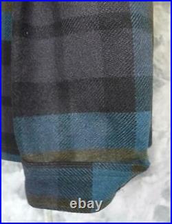 Vintage PENDLETON High GRADE WESTERN Wear PLAID WOOL JACKET COAT MACKINAW Men L