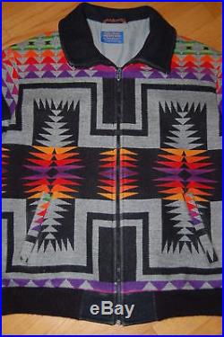 Vintage PENDLETON High Grade WESTERN WEAR Navajo SOUTHWEST Wool Jacket Size L
