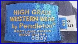 Vintage PENDLETON High Grade WESTERN Wear WOOL BLANKET Jacket COAT SHEARLING
