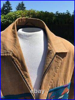 Vintage PENDLETON Jacket Coat SOUTHWESTERN Style Western Wear Men's Large L