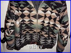 Vintage PENDLETON SW Blanket Wool Coat/Bomber Jacket High Grade Western Wear XL