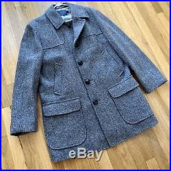 Vintage PENDLETON Wool Heavy Western Car Coat Jacket Mens Size 42