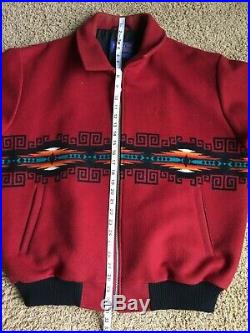 Vintage PENDLETON Wool Navajo Jacket High Grade Western Wear Mens XXL Tulalip