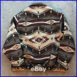 Vintage Pendleton Aztec Navajo Jacket Wool Southwest Western XL