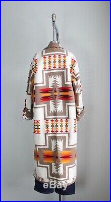 Vintage Pendleton Blanket Coat Southwestern Chief Harding Wool Jacket Western