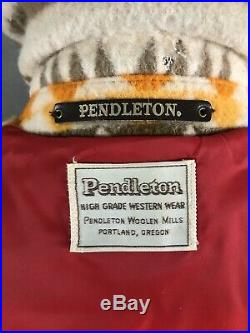 Vintage Pendleton High Grade Western Wear Coat Harding Chief Joseph Men's 38
