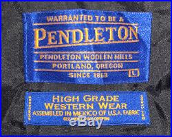 Vintage Pendleton High Grade Western Wear Mens Jacket Size Large Aztec Tribal