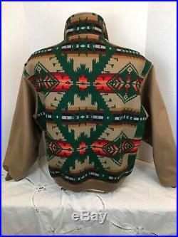 Vintage Pendleton High Grade Western Wear Mens Sz 2XL Wool Jacket Coat Aztec USA