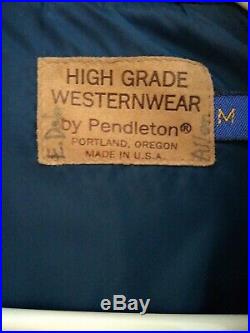Vintage Pendleton High Grade Western Wear Navajo Blanket Design Jacket USA women