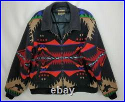 Vintage Pendleton High Grade Western Wear Wool Jacket Coat Sz XL Southwest Aztec