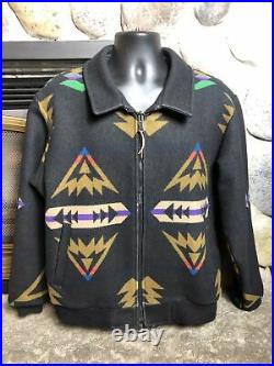 Vintage Pendleton High Grade Western Wear Wool Jacket L Southwest Aztec Bomber