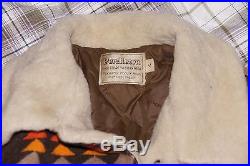 Vintage Pendleton Indian Western Wool jacket coat size medium