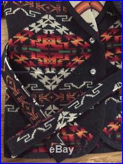 Vintage Pendleton Knockabouts Wool Aztec Indian Blanket Western Woman's Jacket M