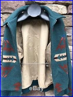 Vintage Pendleton Size XL Grade Western Wear Aztec Southwest Wool Mens Jacket