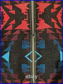Vintage Pendleton Southwestern Aztec Wool Western Jacket Coat USA Size Medium