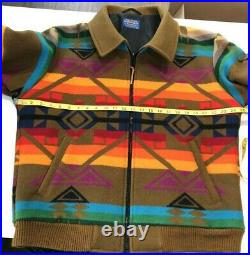 Vintage Pendleton Southwestern Aztec Wool Western Jacket USA Men's Coat L