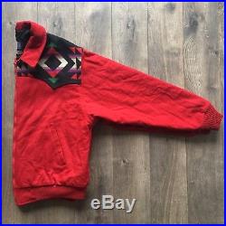 Vintage Pendleton Western Wear Wool Blanket Bomber Jacket Size XL