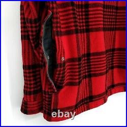 Vintage Pendleton Wool Mackinaw Plaid Cruiser Jacket Field Chore Barn Coat USA L