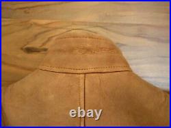 Vintage Ralph Lauren 100% Shearling Country Trucker Cowboy RRL Coat Jacket USA L