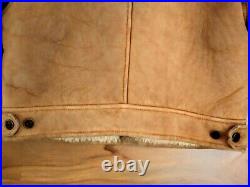 Vintage Ralph Lauren 100% Shearling Country Trucker Cowboy RRL Coat Jacket USA L