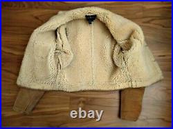 Vintage Ralph Lauren 100% Shearling Country Trucker Cowboy RRL Coat Jacket USA L