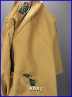 Vintage Ralph Lauren Cowboy Tan Suede Leather Fringe Western Jacket Coat Small P