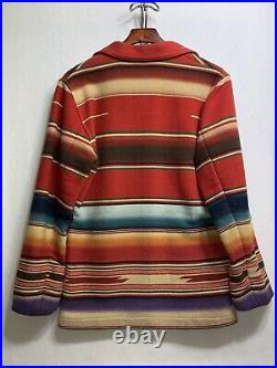 Vintage Ralph Lauren Polo Country Indian Southwestern Aztec Coat Jacket, Small
